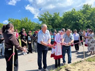 В деревне Новые Атаи состоялось открытие обновлённого парка!